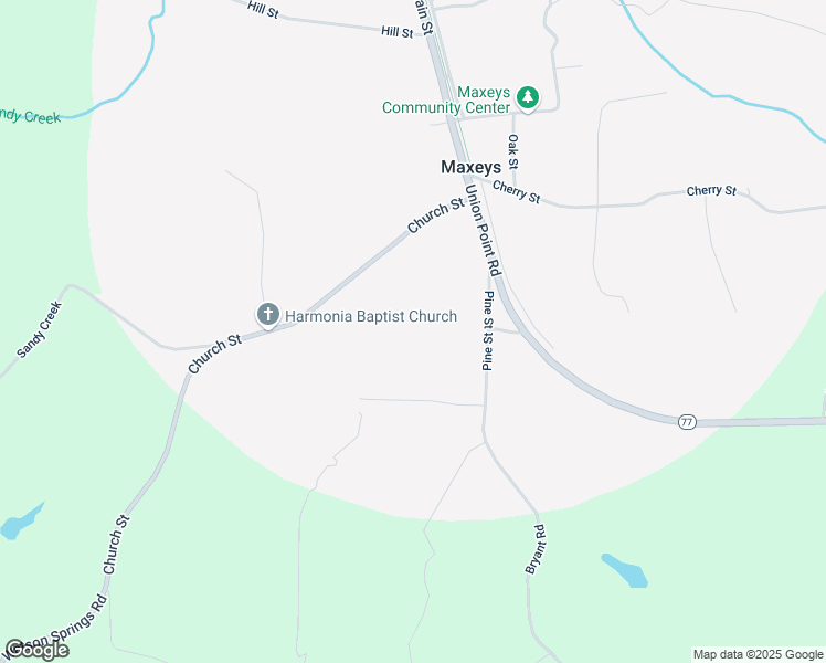 map of restaurants, bars, coffee shops, grocery stores, and more near 567 South Main Street in Stephens