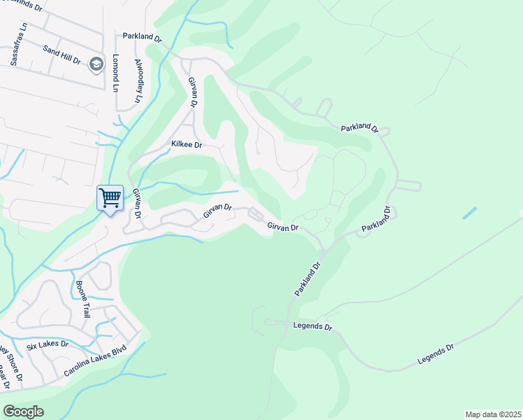 map of restaurants, bars, coffee shops, grocery stores, and more near 4545 Girvan Drive in Myrtle Beach