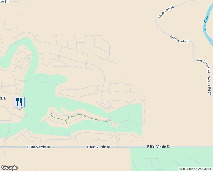 map of restaurants, bars, coffee shops, grocery stores, and more near 18025 East Veit Springs Drive in Scottsdale