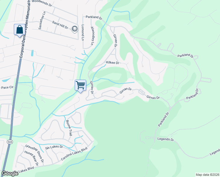 map of restaurants, bars, coffee shops, grocery stores, and more near 4429 Montrose Lane in Myrtle Beach