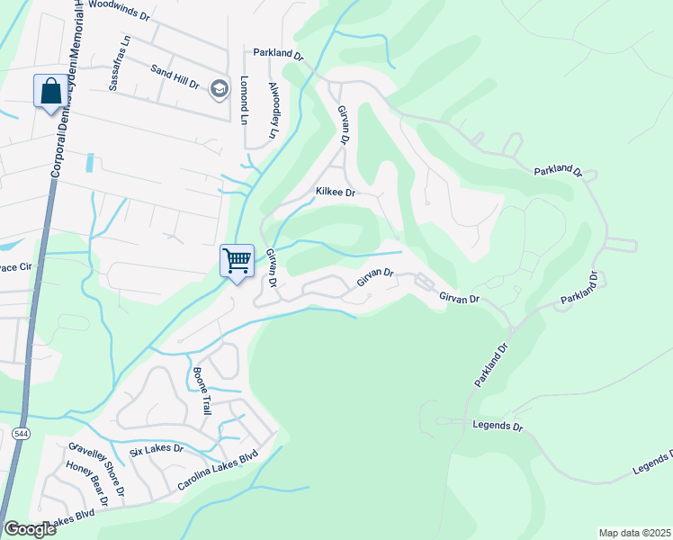 map of restaurants, bars, coffee shops, grocery stores, and more near 4430 Montrose Lane in Myrtle Beach