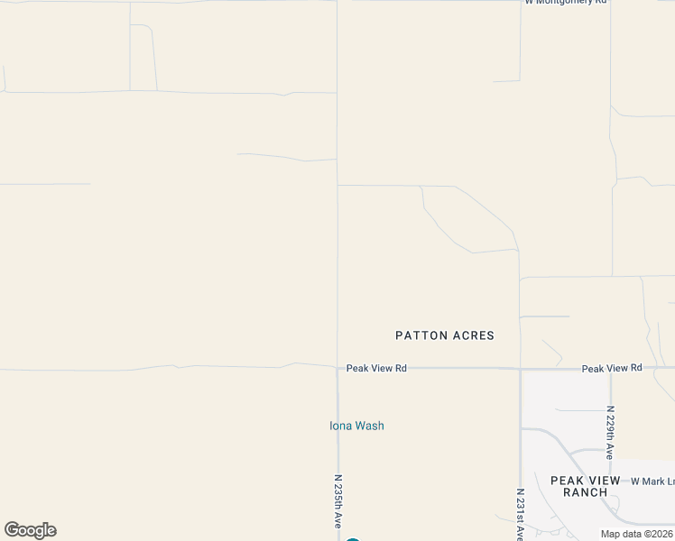 map of restaurants, bars, coffee shops, grocery stores, and more near North 235th Avenue in Wittmann