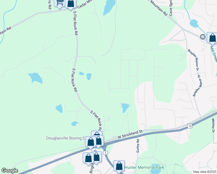 map of restaurants, bars, coffee shops, grocery stores, and more near 8511 Polston Place in Douglasville