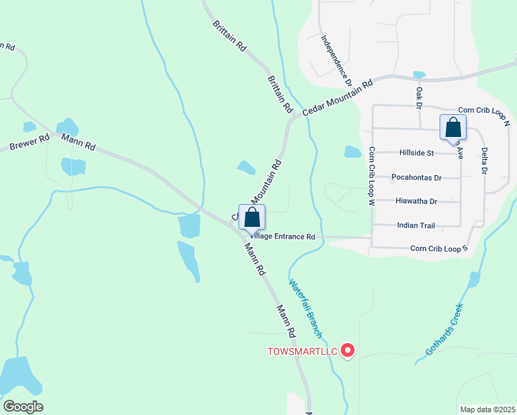 map of restaurants, bars, coffee shops, grocery stores, and more near 7889 Cedar Mountain Road in Douglasville