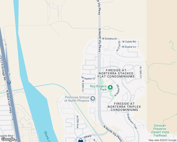 map of restaurants, bars, coffee shops, grocery stores, and more near 2331 West Tallgrass Trail in Phoenix