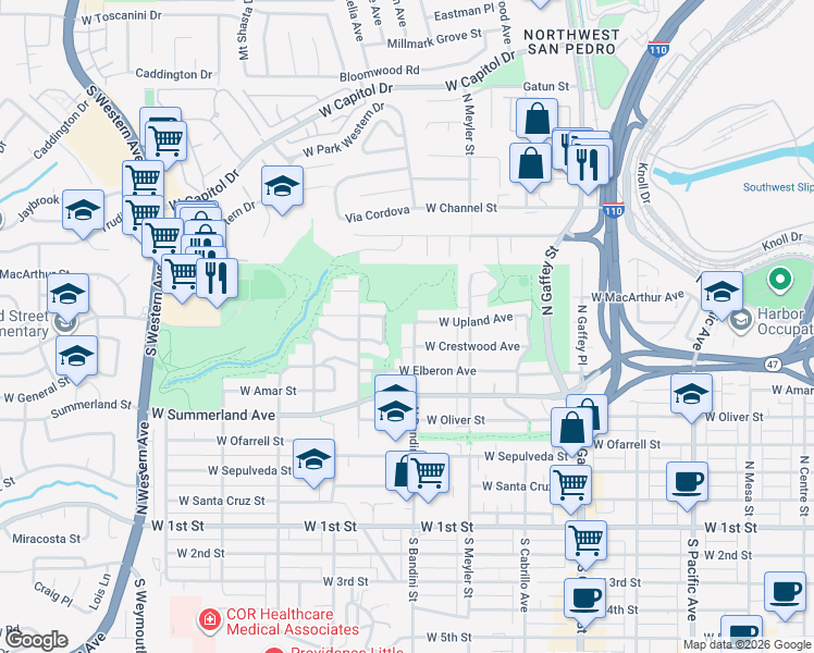 map of restaurants, bars, coffee shops, grocery stores, and more near 737 North Bandini Street in Los Angeles