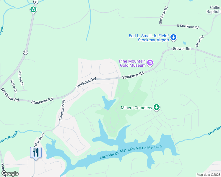 map of restaurants, bars, coffee shops, grocery stores, and more near 2017 Sweet Bay Drive in Villa Rica