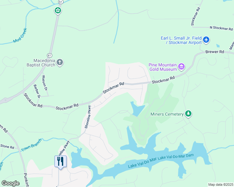 map of restaurants, bars, coffee shops, grocery stores, and more near 9749 Reflections Dr in Villa Rica