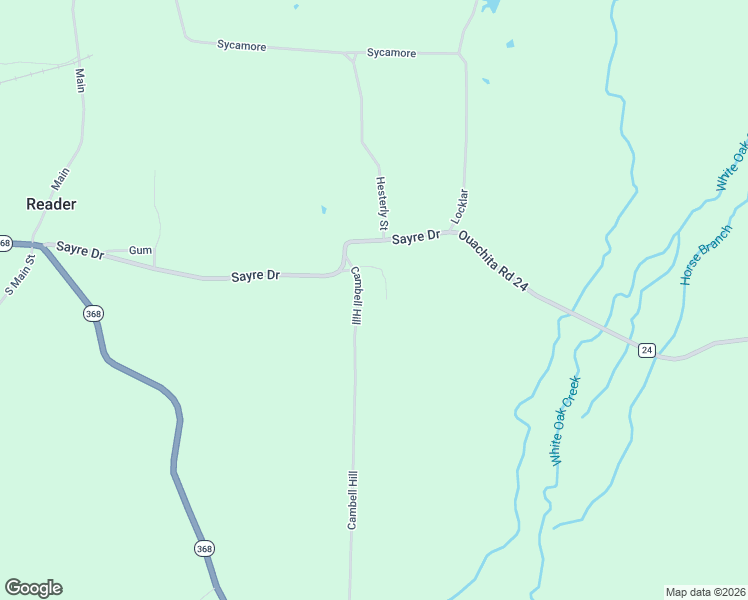 map of restaurants, bars, coffee shops, grocery stores, and more near Ouachita 334 in Chidester