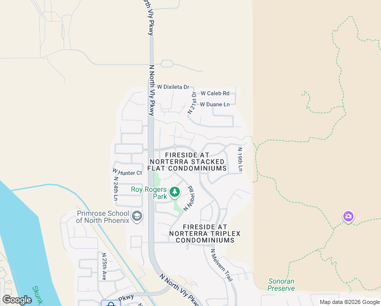 map of restaurants, bars, coffee shops, grocery stores, and more near 2128 West Tallgrass Trail in Phoenix