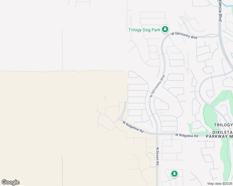 map of restaurants, bars, coffee shops, grocery stores, and more near West Dixileta Drive in Peoria