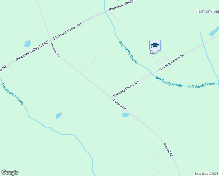 map of restaurants, bars, coffee shops, grocery stores, and more near 1960 Pannell Road in Monroe