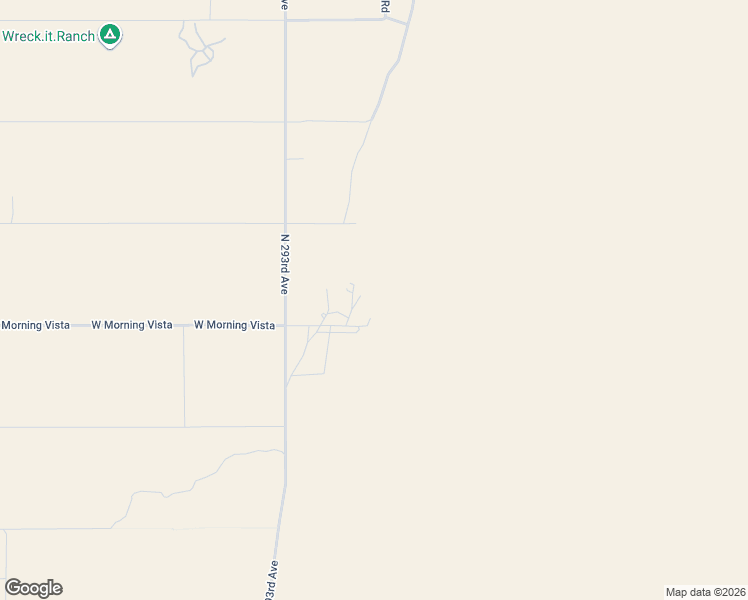 map of restaurants, bars, coffee shops, grocery stores, and more near 29210 West Morning Vista Lane in Wittmann