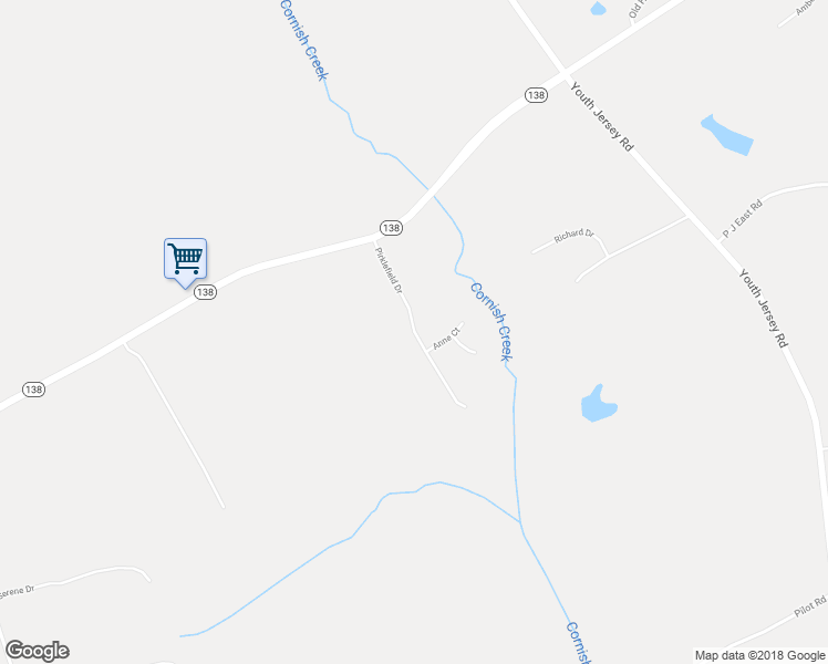 map of restaurants, bars, coffee shops, grocery stores, and more near 641 Pirklefield Drive in Covington