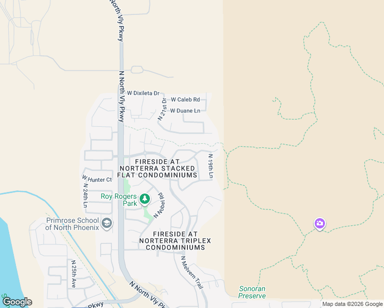 map of restaurants, bars, coffee shops, grocery stores, and more near 2011 West Chimney Rock Road in Phoenix
