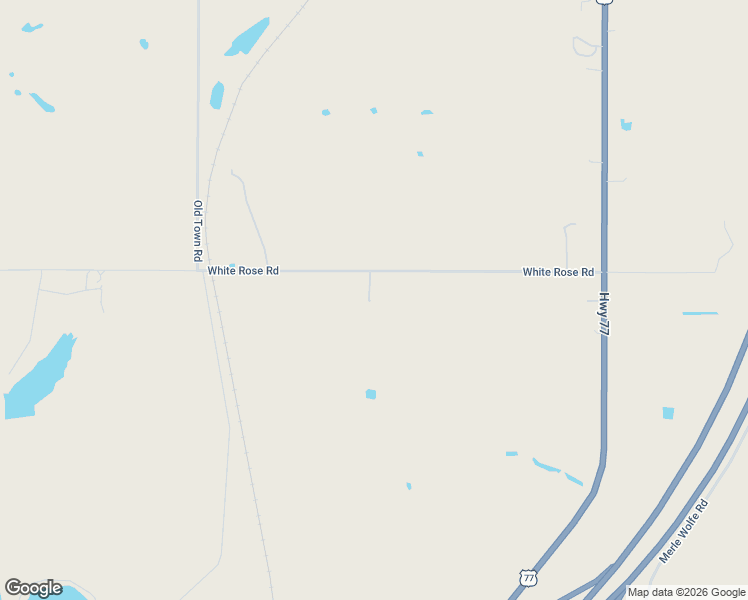 map of restaurants, bars, coffee shops, grocery stores, and more near 12565 White Rose Road in Thackerville