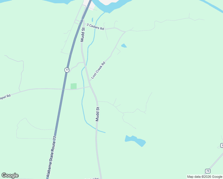 map of restaurants, bars, coffee shops, grocery stores, and more near 135 Big Chef Road in Ohatchee