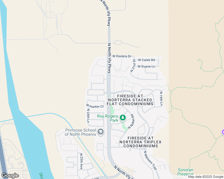map of restaurants, bars, coffee shops, grocery stores, and more near 29419 North 23rd Drive in Phoenix