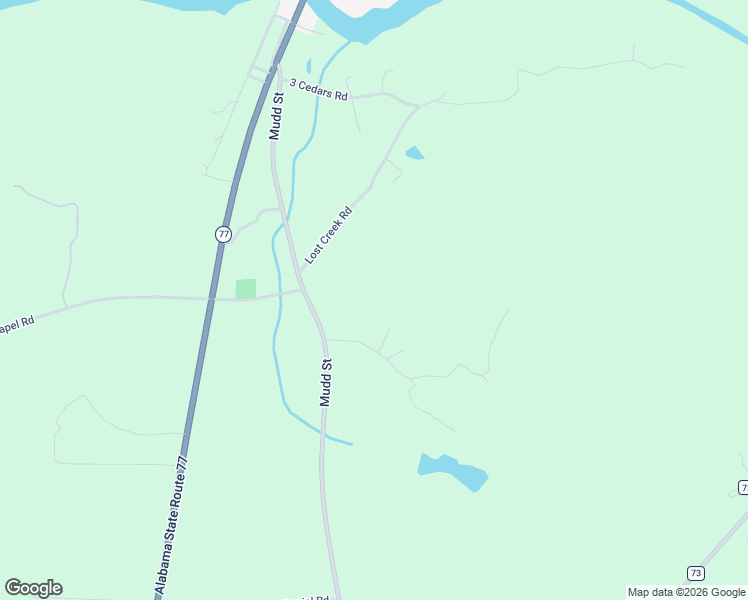 map of restaurants, bars, coffee shops, grocery stores, and more near 135 Big Chef Road in Ohatchee