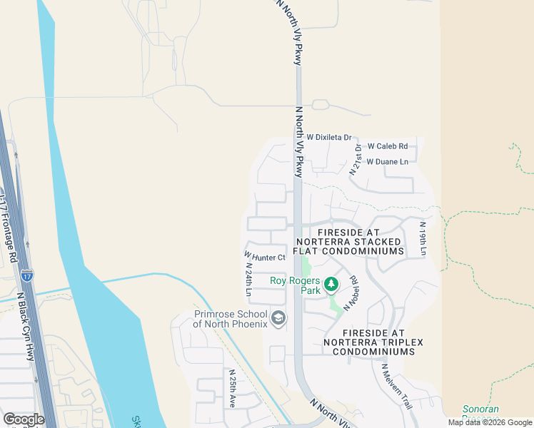 map of restaurants, bars, coffee shops, grocery stores, and more near 2330 West Dewdrop Tr in Phoenix