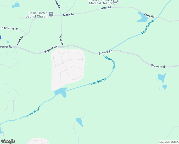 map of restaurants, bars, coffee shops, grocery stores, and more near 8951 Brewer Road in Douglasville