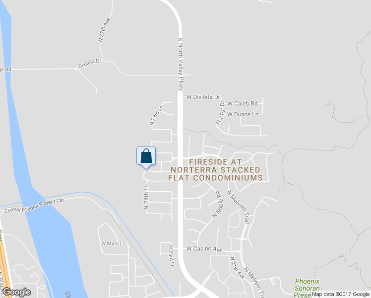 map of restaurants, bars, coffee shops, grocery stores, and more near 29216 North 22nd Lane in Phoenix
