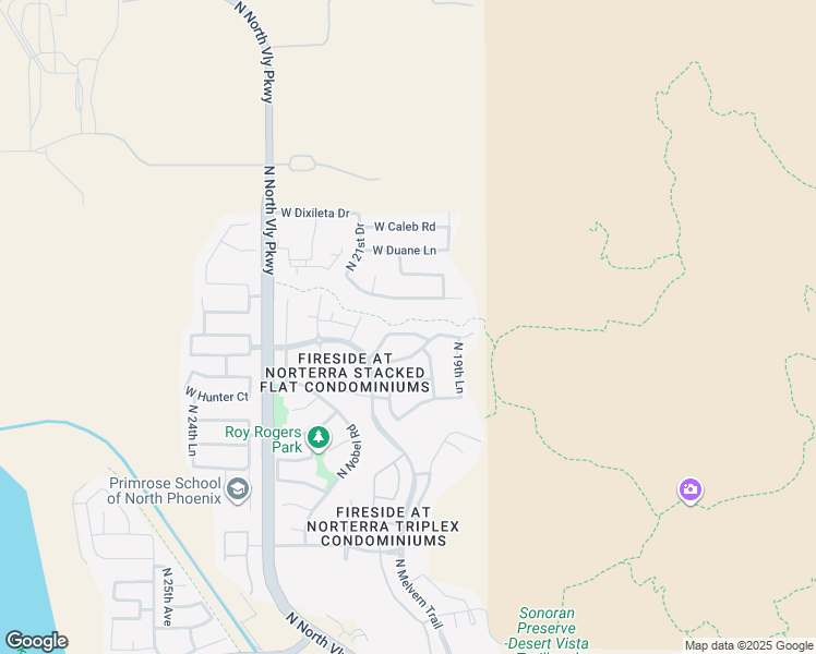 map of restaurants, bars, coffee shops, grocery stores, and more near 2020 West Chimney Rock Road in Phoenix