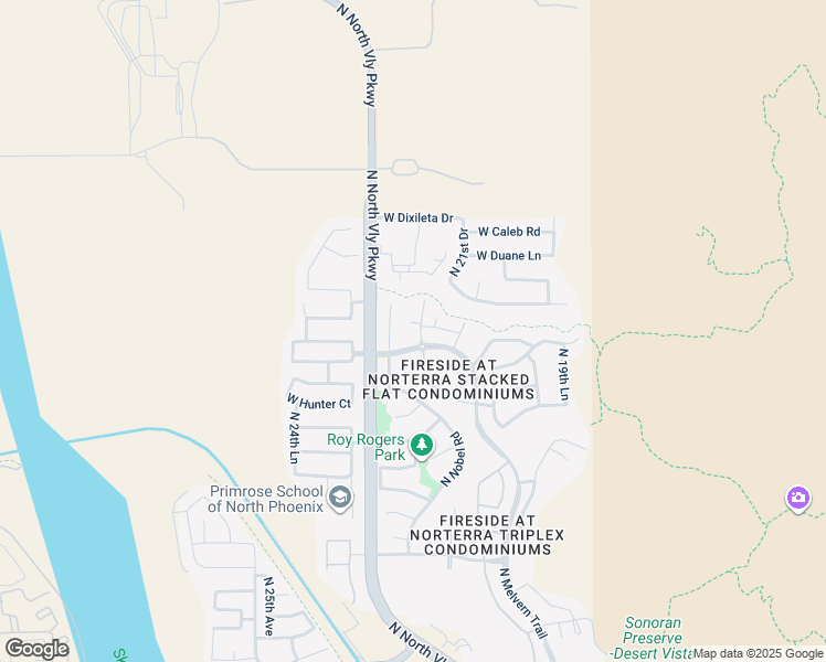 map of restaurants, bars, coffee shops, grocery stores, and more near 29346 North 22nd Avenue in Phoenix
