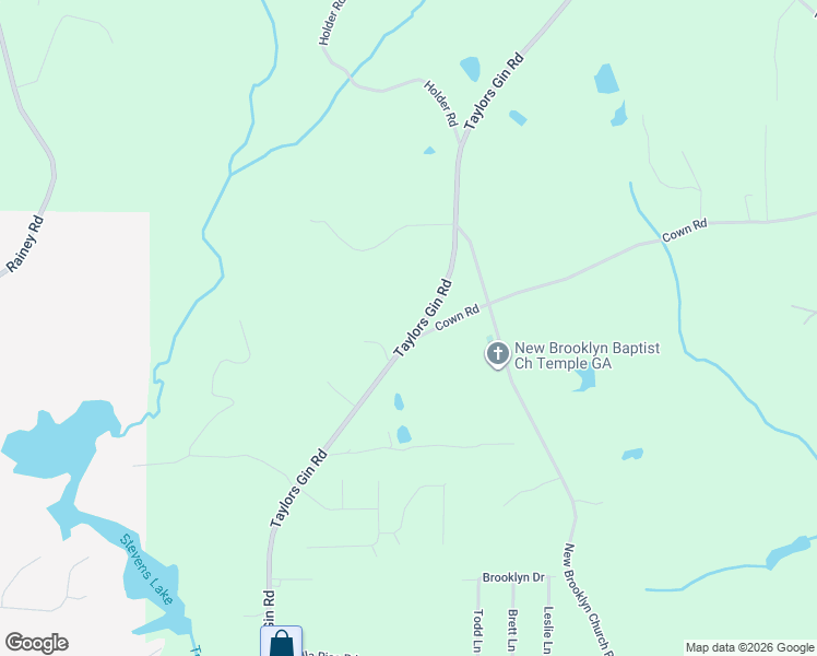 map of restaurants, bars, coffee shops, grocery stores, and more near 480 Taylors Gin Road in Temple