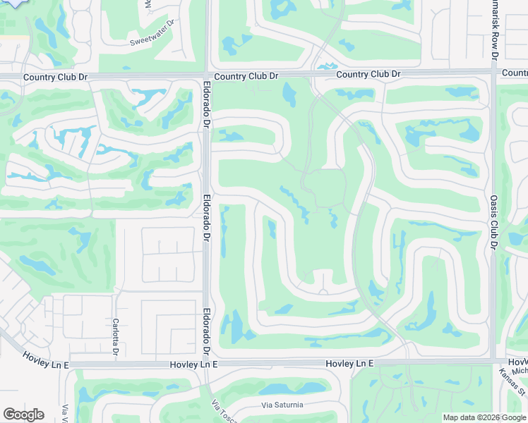 map of restaurants, bars, coffee shops, grocery stores, and more near 309 Tomahawk Drive in Palm Desert
