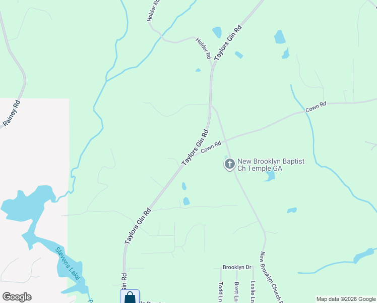 map of restaurants, bars, coffee shops, grocery stores, and more near 480 Taylors Gin Road in Temple