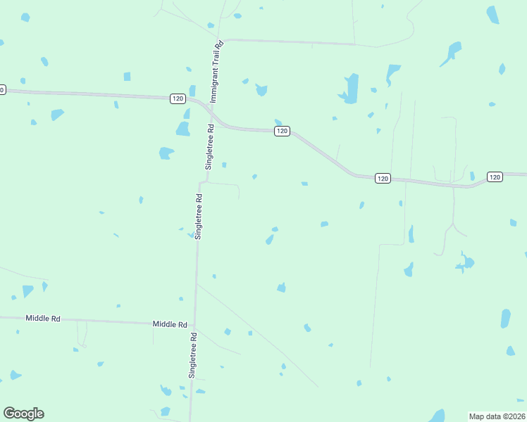 map of restaurants, bars, coffee shops, grocery stores, and more near 2508 Singletree Road in Denison