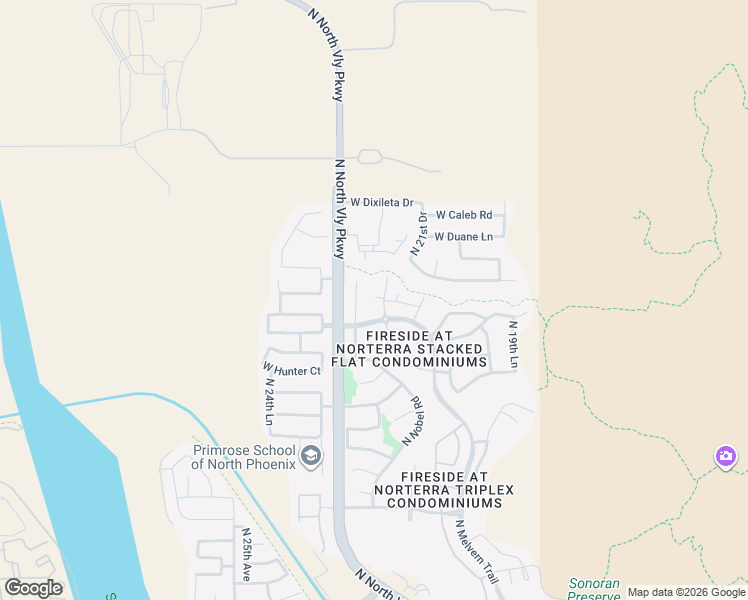 map of restaurants, bars, coffee shops, grocery stores, and more near 29420 North 22nd Avenue in Phoenix