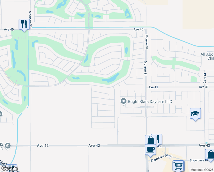 map of restaurants, bars, coffee shops, grocery stores, and more near 81650 Camino Los Milagros in Indio