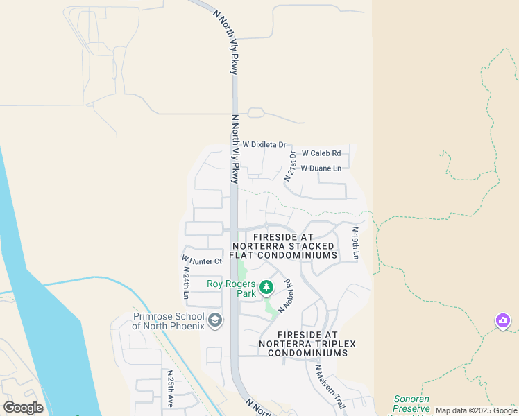 map of restaurants, bars, coffee shops, grocery stores, and more near 29420 North 22nd Avenue in Phoenix