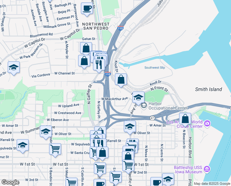 map of restaurants, bars, coffee shops, grocery stores, and more near 932 1/2 North Grand Avenue in Los Angeles