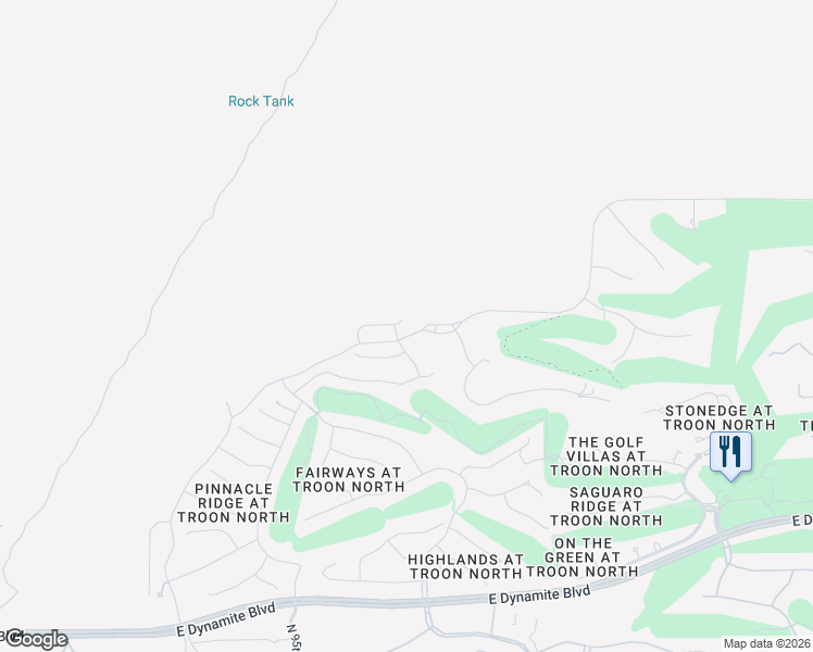 map of restaurants, bars, coffee shops, grocery stores, and more near 9719 East Cinder Cone Trail in Scottsdale