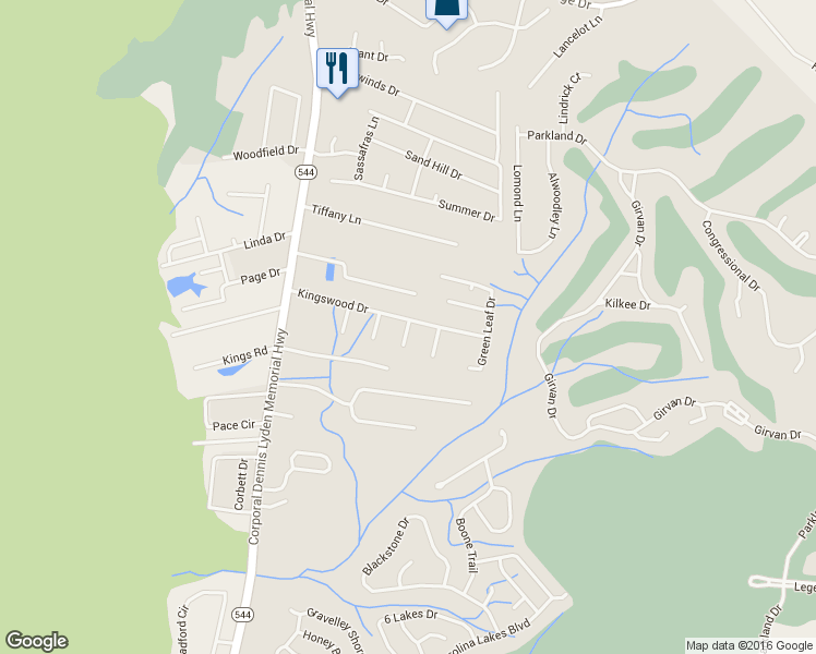 map of restaurants, bars, coffee shops, grocery stores, and more near 2427 Huntington Cir in Conway