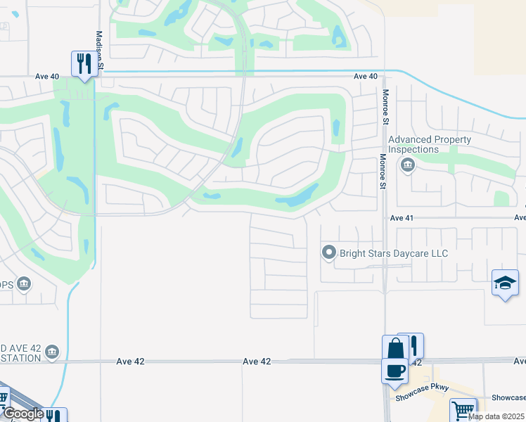 map of restaurants, bars, coffee shops, grocery stores, and more near 81594 Camino Los Milagros in Indio
