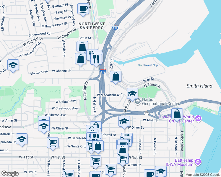 map of restaurants, bars, coffee shops, grocery stores, and more near 936 North Grand Avenue in Los Angeles