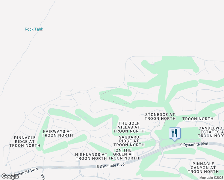 map of restaurants, bars, coffee shops, grocery stores, and more near Troon North Pinnacle #4 in Scottsdale