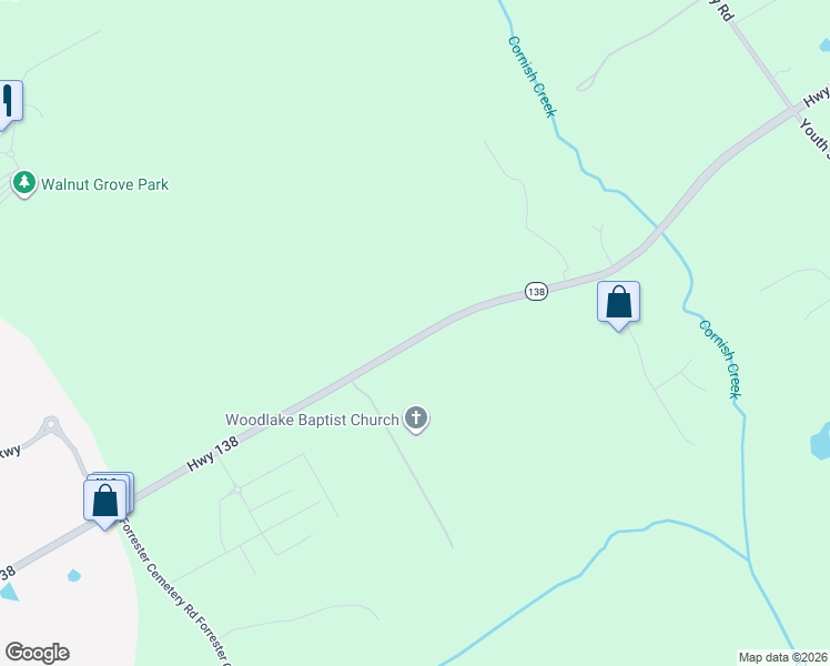 map of restaurants, bars, coffee shops, grocery stores, and more near 3905 Georgia 138 in Covington