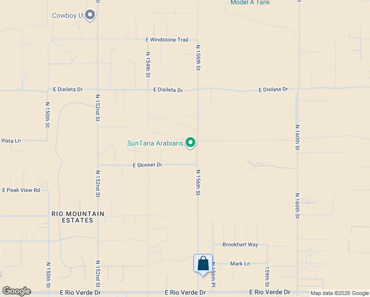 map of restaurants, bars, coffee shops, grocery stores, and more near 29220 North 156th Street in Scottsdale