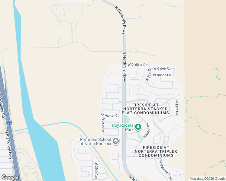 map of restaurants, bars, coffee shops, grocery stores, and more near 2330 West Dewdrop Tr in Phoenix