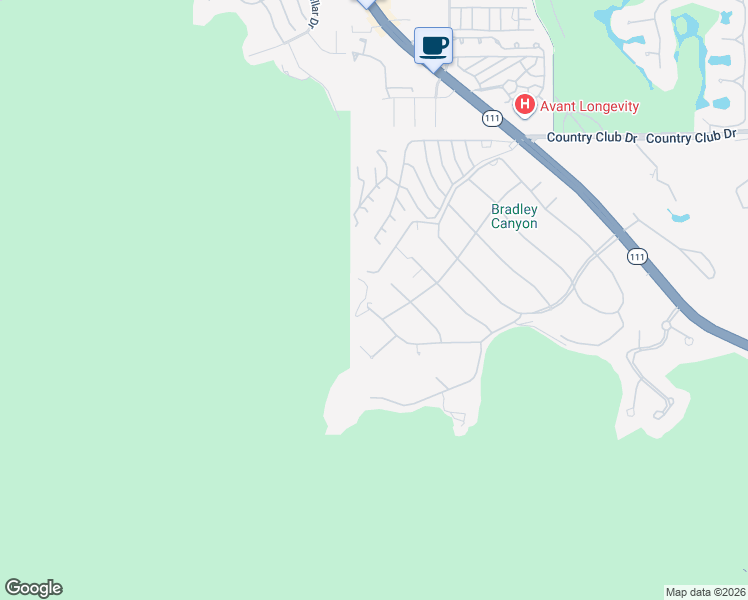 map of restaurants, bars, coffee shops, grocery stores, and more near 70150 Thunderbird Road in Rancho Mirage