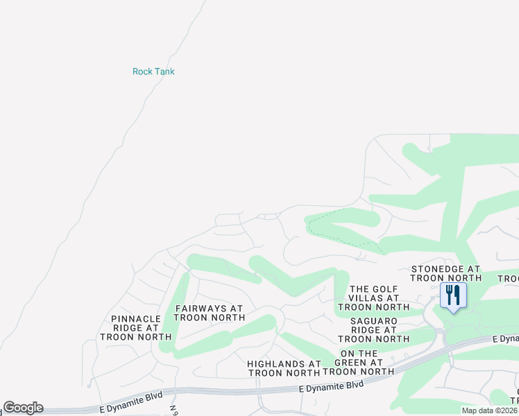 map of restaurants, bars, coffee shops, grocery stores, and more near 9719 East Cinder Cone Trail in Scottsdale