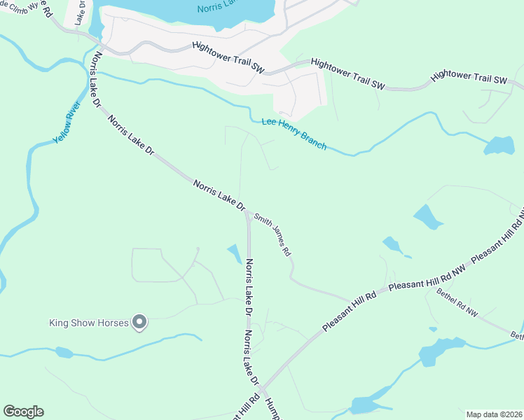 map of restaurants, bars, coffee shops, grocery stores, and more near 8566 Smith James Road in Snellville