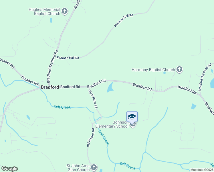 map of restaurants, bars, coffee shops, grocery stores, and more near 8300 Kermit Johnson Road in Pinson