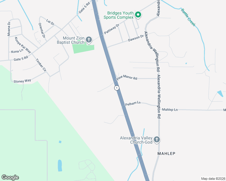 map of restaurants, bars, coffee shops, grocery stores, and more near 10 Valley Cub Drive in Alexandria