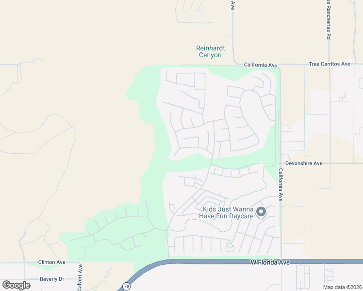 map of restaurants, bars, coffee shops, grocery stores, and more near 366 Garcia Drive in Hemet
